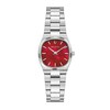 Thumbnail Image 1 of Ladies' Bulova Super Seville Mini Stainless Steel Watch with Red Dial (Model: 96L354)