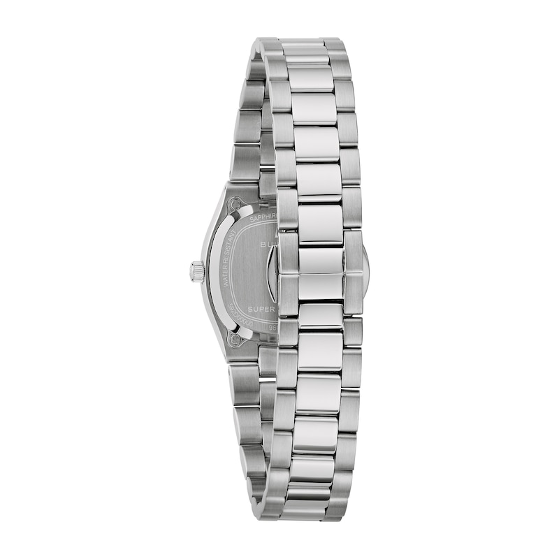 Main Image 3 of Ladies' Bulova Super Seville Mini Stainless Steel Watch with Red Dial (Model: 96L354)