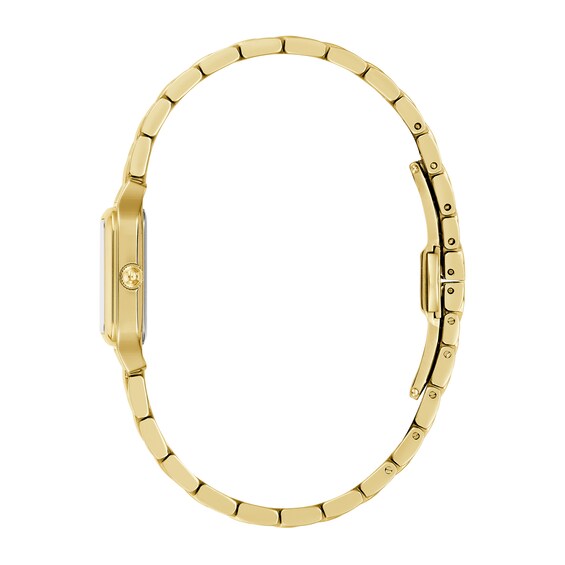 Ladies' Bulova Sutton Gold-Tone IP Stainless Steel Watch with Champagne Dial (Model: 97L191)