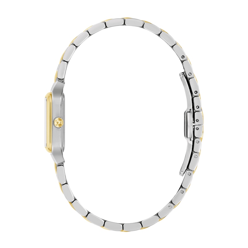 Main Image 2 of Ladies' Bulova Sutton Two-Tone IP Stainless Steel Watch with Silver Dial (Model: 98L330)