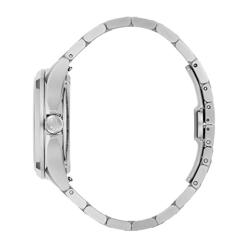 Main Image 2 of Men's Bulova Tony Bennett Stainless Steel Watch with Purple Dial (Model: 96B484)