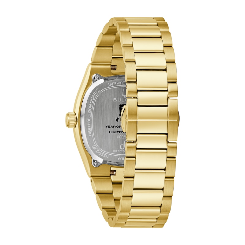 Main Image 3 of Men's Bulova Super Seville Year of the Horse Limited-Edition Gold-Tone Ion-Plated Stainless Steel Watch (Model: 97B242)