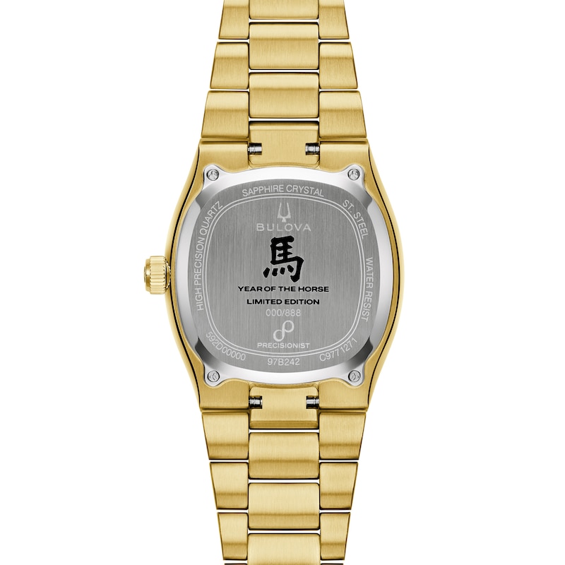 Main Image 4 of Men's Bulova Super Seville Year of the Horse Limited-Edition Gold-Tone Ion-Plated Stainless Steel Watch (Model: 97B242)