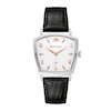 Thumbnail Image 1 of Men's Frank Sinatra Stainless Steel Watch with White Dial and Black Leather Strap (Model: 96A337)