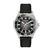 Thumbnail Image 1 of Men's Bulova Marine Star Stainless Steel Watch with Black Dial and Black Rubber Strap (Model: 98B465)