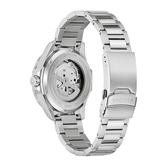 Men's Bulova Marine Star Series B Two-Tone IP Stainless Steel Watch with Green Dial (Model: 98B467)