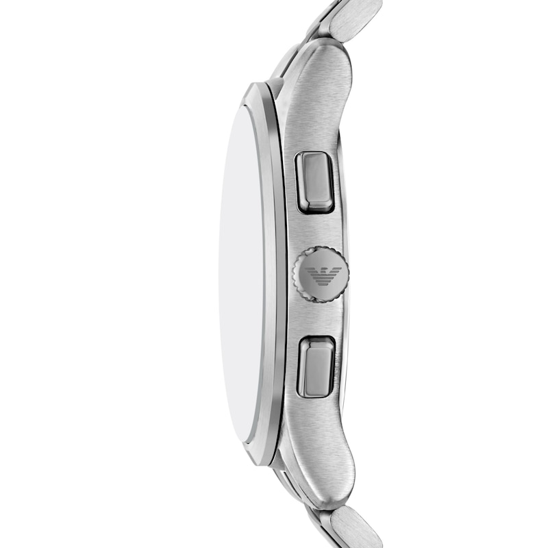 Main Image 3 of Men's Emporio Armani Chronograph Stainless Steel Watch with Black Dial (Model: AR11691)