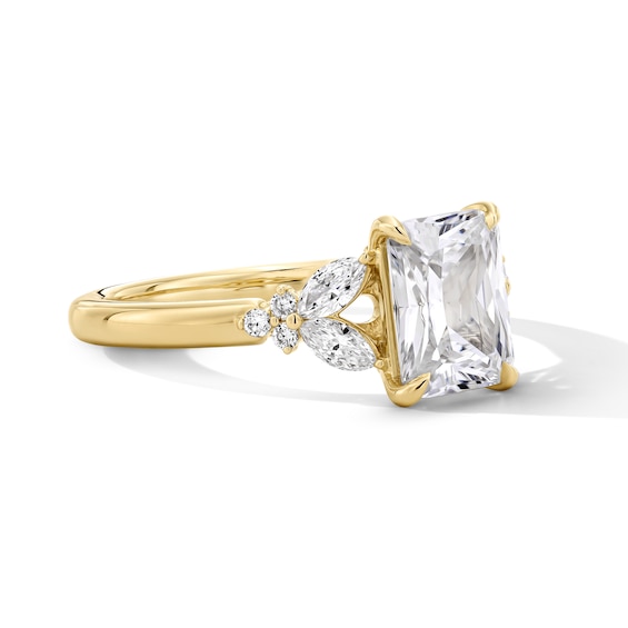 Vera Wang Love Collection 1-7/8 CT. T.w. Radiant-Cut Certified Lab-Grown Diamond Engagement Ring in 14K Gold (F/Vs2)