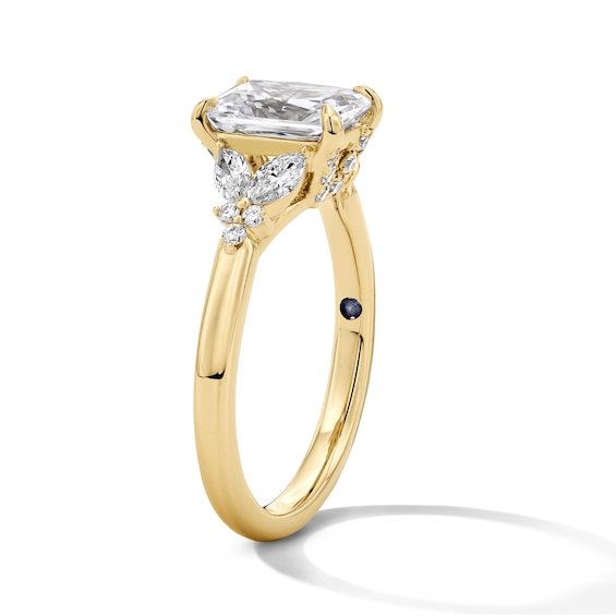 Vera Wang Love Collection 1-7/8 CT. T.w. Radiant-Cut Certified Lab-Grown Diamond Engagement Ring in 14K Gold (F/Vs2)