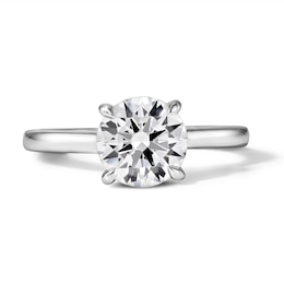 2 CT. T.W. Certified Lab-Grown Diamond Solitaire Engagement Ring in 14K White Gold (F/VS2)