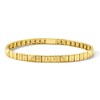 Thumbnail Image 1 of Pyramid Link Station Bracelet in Sterling Silver with 18K Gold Plate - 7.5