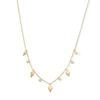 Thumbnail Image 1 of 1/8 CT. T.W. Lab-Grown Diamond and Kite Dangle Necklace in Sterling Silver with 18K Gold Plate (F/VS2) - 16"