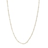 Thumbnail Image 1 of 0.9mm Saturn Curb Chain in Solid 10K Gold  - 18"