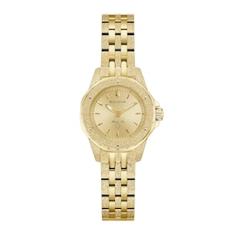 Bulova Marc Anthony Gold-Tone IP Stainless Steel Watch with Champagne Dial (Model: 97L192)
