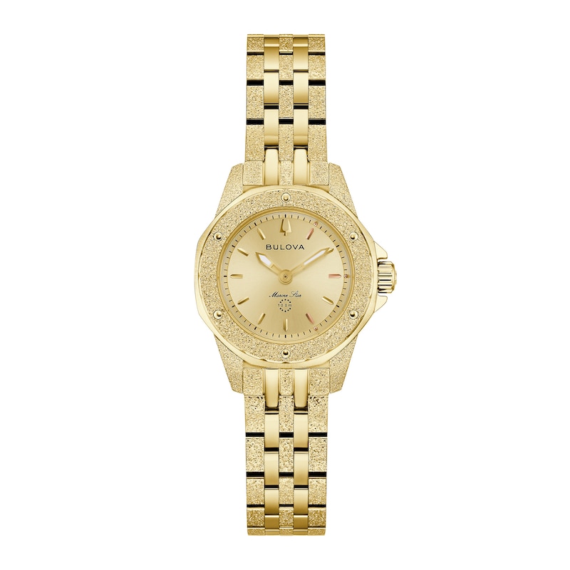 Main Image 1 of Bulova Marc Anthony Gold-Tone IP Stainless Steel Watch with Champagne Dial (Model: 97L192)