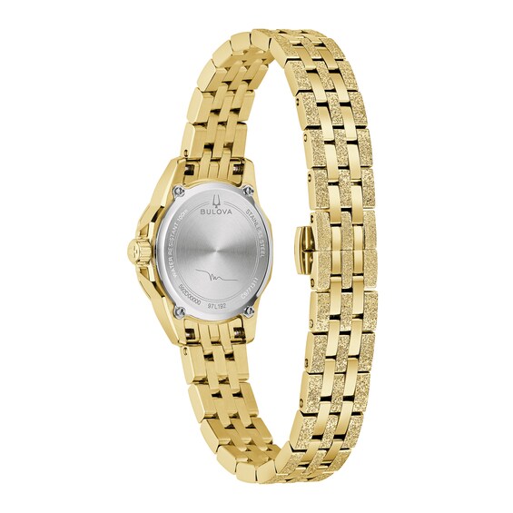 Bulova Marc Anthony Gold-Tone IP Stainless Steel Watch with Champagne Dial (Model: 97L192)