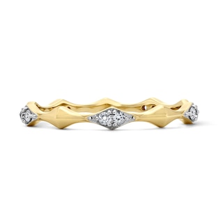 1/8 CT.T.W. Lab-Grown Diamond Band in 10K Gold (F/VS2)