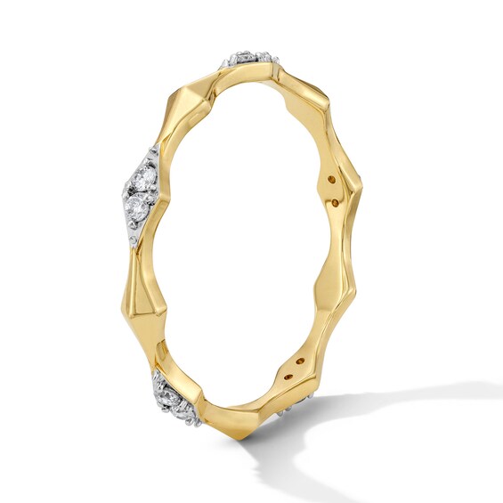 1/8 Ct.t.w. Lab-Grown Diamond Band in 10K Gold (F/Vs2)