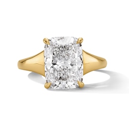 4 CT. T.W. Old Mine-Cut Certified Lab-Grown Diamond Solitaire Engagement Ring in 14K Gold (F/VS2)