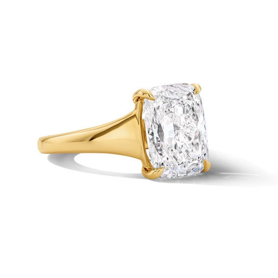 4 CT. T.w. Old Mine-Cut Certified Lab-Grown Diamond Solitaire Engagement Ring in 14K Gold (F/Vs2)