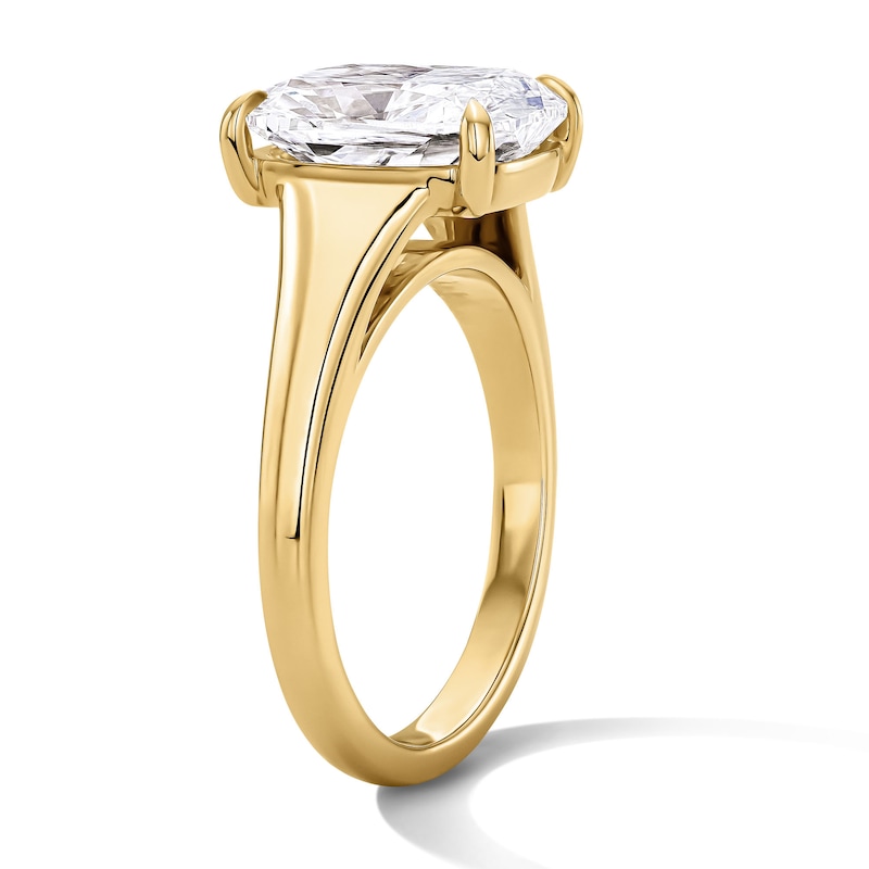 Main Image 5 of 4 CT. T.W. Old Mine-Cut Certified Lab-Grown Diamond Solitaire Engagement Ring in 14K Gold (F/VS2)