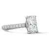 Thumbnail Image 3 of Vera Wang Love Collection 6-1/8 CT. T.W. Elongated Cushion-Cut Certified Lab-Grown Diamond Engagement Ring in Platinum (F/VS2)