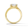 Thumbnail Image 2 of 2 CT. T.W. Oval-Cut Certified Lab-Grown Diamond East-West Solitaire Engagement Ring in 14K Gold (F/VS2)