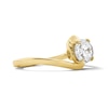 Thumbnail Image 3 of 2 CT. T.W. Oval-Cut Certified Lab-Grown Diamond East-West Solitaire Engagement Ring in 14K Gold (F/VS2)