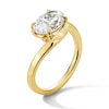 Thumbnail Image 4 of 2 CT. T.W. Oval-Cut Certified Lab-Grown Diamond East-West Solitaire Engagement Ring in 14K Gold (F/VS2)