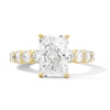 Thumbnail Image 1 of 4 CT. T.W. Radiant-Cut Certified Lab-Grown Diamond Engagement Ring in 14K Gold (F/VS2)