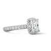 Thumbnail Image 3 of Vera Wang Love Collection 4-3/8 CT. T.W. Princess-Cut Certified Lab-Grown Diamond Frame Engagement Ring in Platinum (F/VS2)