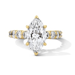 4 CT. T.W. Marquise-Cut Certified Lab-Grown Diamond Engagement Ring in 14K Gold (F/VS2)