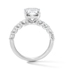 Thumbnail Image 3 of 4 CT. T.W. Radiant-Cut Certified Lab-Grown Diamond Engagement Ring in 14K White Gold (F/VS2)