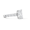 Thumbnail Image 4 of 4 CT. T.W. Radiant-Cut Certified Lab-Grown Diamond Engagement Ring in 14K White Gold (F/VS2)