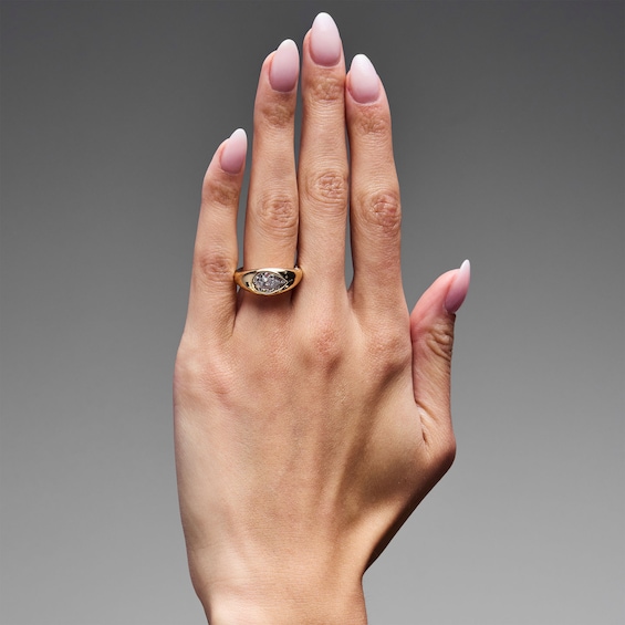 2 CT. T.w. Pear-Shaped Certified Lab-Grown Diamond East-West Solitaire Engagement Ring in 14K Gold (F/Vs2)