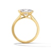 Thumbnail Image 3 of 2 CT. T.W. Oval Certified Lab-Grown Diamond East-West Solitaire Engagement Ring in 14K Gold (F/VS2)