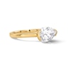 Thumbnail Image 4 of 2 CT. T.W. Pear-Shaped Certified Lab-Grown Diamond East-West Solitaire Engagement Ring in 14K Gold (F/VS2)