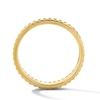 Thumbnail Image 3 of 3/8 CT. T.W. Lab-Grown Diamond Ribbed Faux Stack Anniversary Ring in 14K Gold (F/VS2)