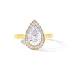 Thumbnail Image 1 of Modern Echo 1-3/4 CT. T.W. Pear-Shaped Certified Lab-Grown Diamond Frame Engagement Ring in 14K Gold (F/VS2)