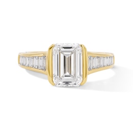 2-1/2 CT. T.W. Emerald-Cut Certified Lab-Grown Diamond Engagement Ring in 14K Gold (F/VS2)