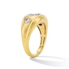 Thumbnail Image 5 of 2-1/3 CT. T.W. Oval Certified Lab-Grown Diamond Bezel-Set Engagement Ring in 14K Gold (F/VS2)
