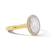 Thumbnail Image 4 of Modern Echo 1-3/4 CT. T.W. Oval Certified Lab-Grown Diamond Frame Engagement Ring in 14K Gold (F/VS2)