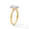 Thumbnail Image 5 of Modern Echo 1-3/4 CT. T.W. Oval Certified Lab-Grown Diamond Frame Engagement Ring in 14K Gold (F/VS2)