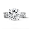 Thumbnail Image 1 of Vera Wang Love Collection 7-1/4 CT. T.W. Certified Lab-Grown Diamond Bridal Set in 14K White Gold (F/VS2)