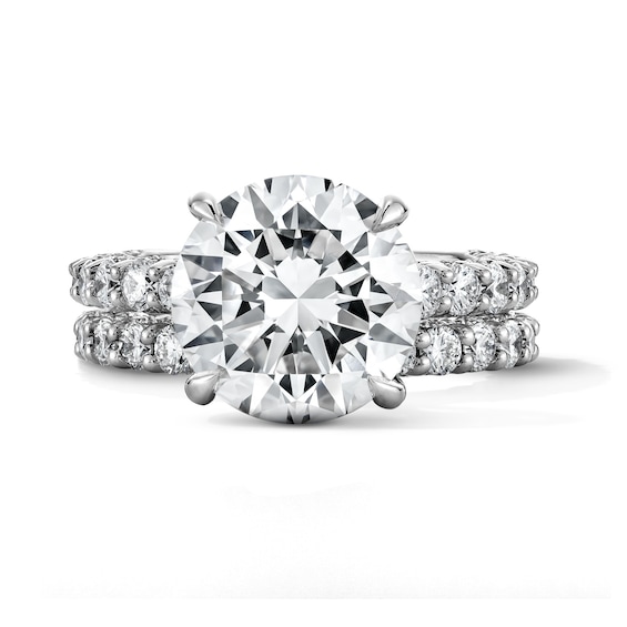 Vera Wang Love Collection 7-1/4 CT. T.w. Certified Lab-Grown Diamond Bridal Set in 14K White Gold (F/Vs2)