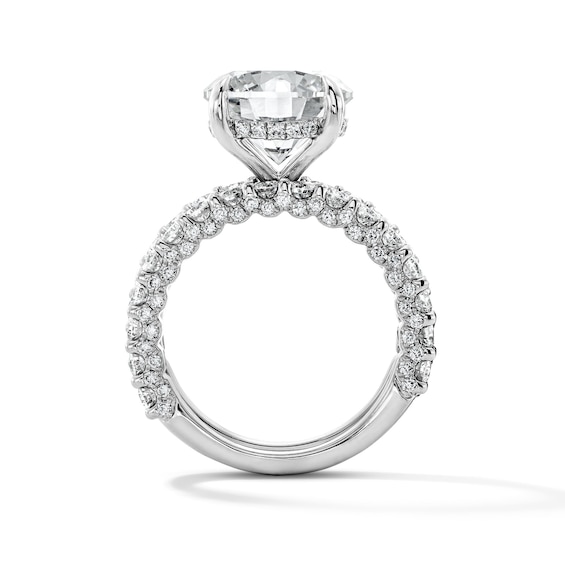 Vera Wang Love Collection 7-1/4 CT. T.w. Certified Lab-Grown Diamond Bridal Set in 14K White Gold (F/Vs2)
