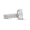 Thumbnail Image 3 of Vera Wang Love Collection 7-1/4 CT. T.W. Oval Certified Lab-Grown Diamond Bridal Set in 14K White Gold (F/VS2)