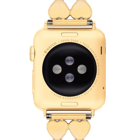 Ladies' Coach Apple Watch Straps Interchangeable Replacement Heart-Link Band (Model: 14700336)