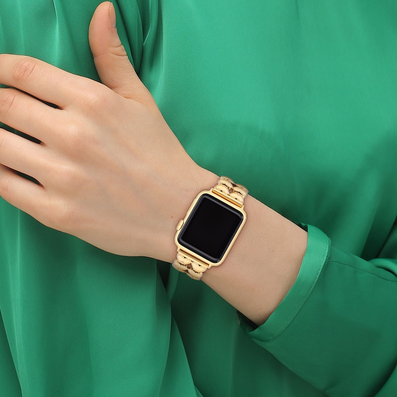 Main Image 4 of Ladies' Coach Apple Watch Straps Interchangeable Replacement Heart-Link  Band (Model: 14700336)