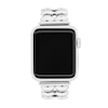 Thumbnail Image 1 of Ladies' Coach Apple Watch Straps Interchangeable Replacement Heart-Link Band (Model: 14700335)